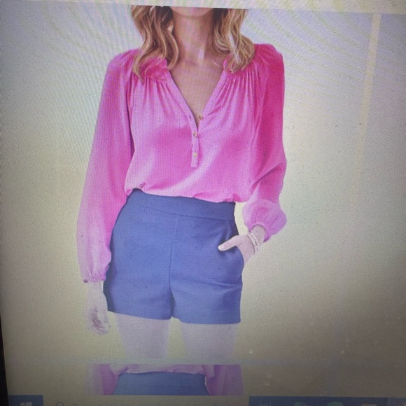 Lilly Pulitzer Navy Sarissa Shorts - Picture 2 of 3